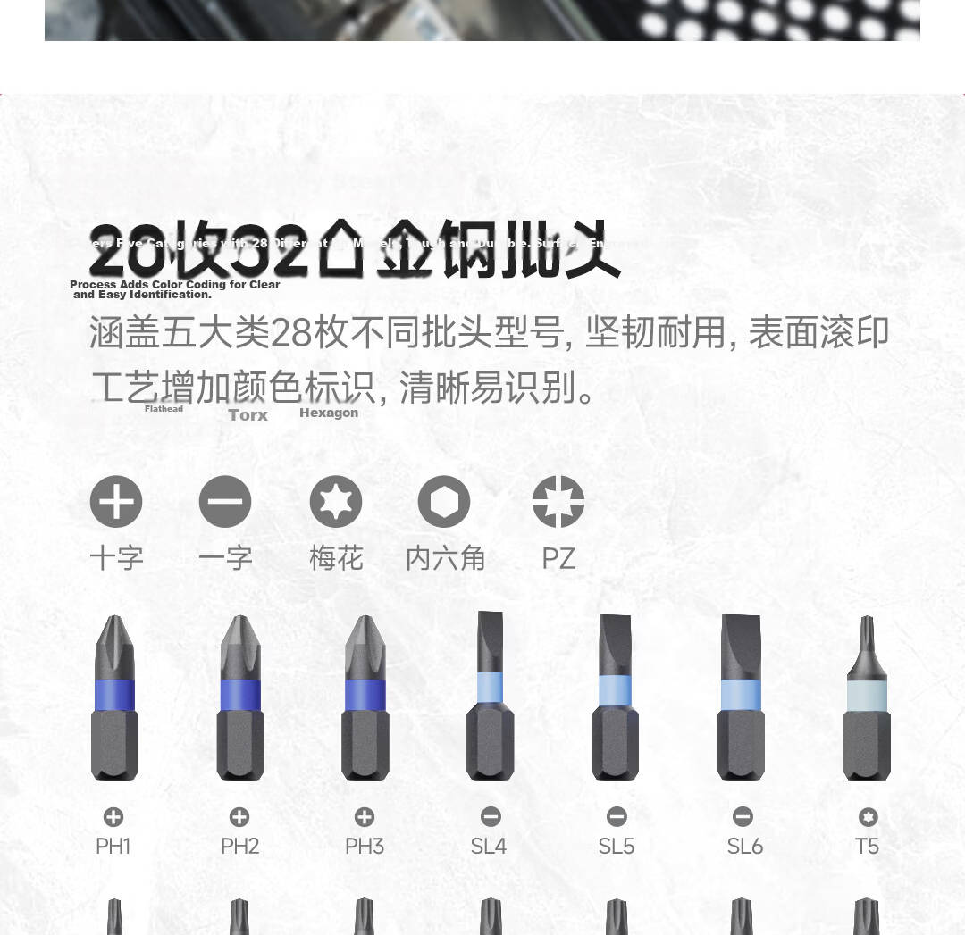 DUKA Ratchet Screwdriver Set RS2 Universal Ratchet Wrench Labor-Saving Tool 10