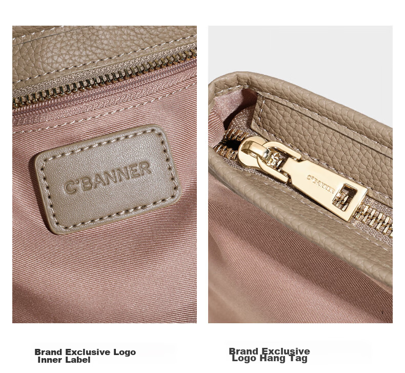 C.BANNER Women's Cowhide Basket Handbag Large Capacity Crossbody Bag Birthday Qixi Valentine's Day Gift for Girlfriend 7