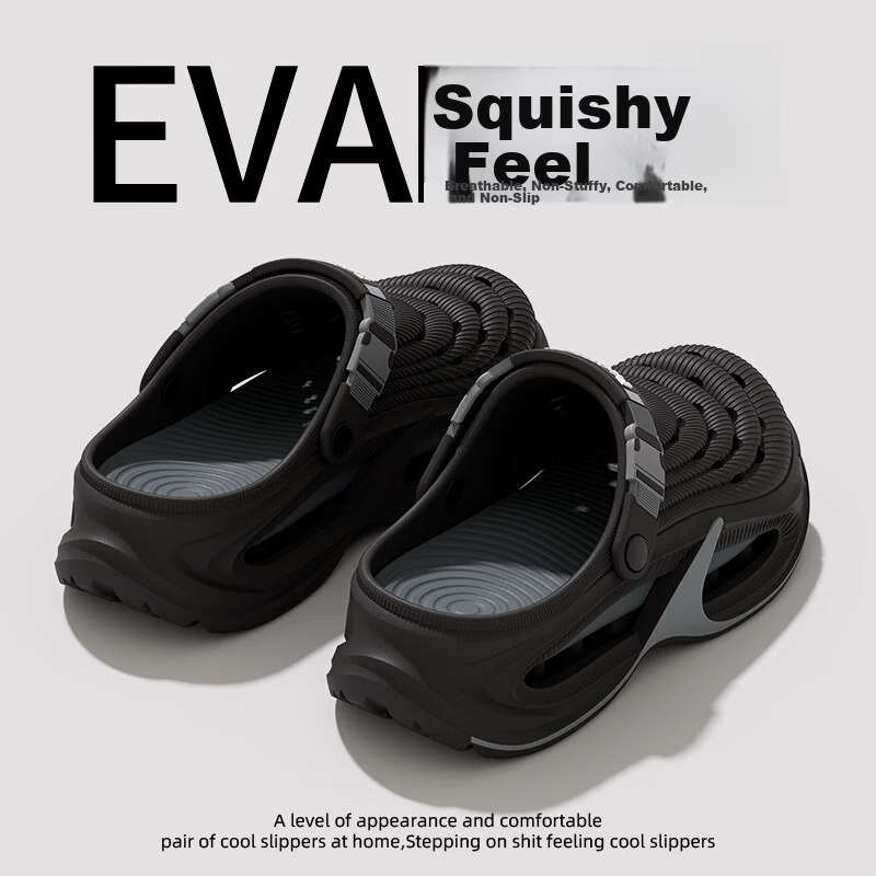 YUZHAOLIN Men's Thick-Soled Sports Sandals, Men's Outdoor Non-Slip Beach Slippers 3