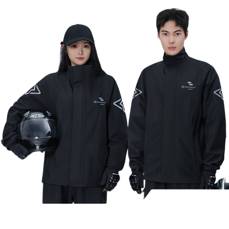 KEYRU Motorcycle Raincoat Electric Vehicle Rider Rain Suit Set Unisex Delivery Split Type Heavy Rainproof
