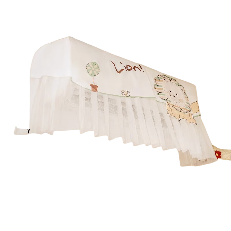 Shangmeide Air Conditioner Wind Deflector, Anti-Direct Blowing, Dust-Proof Cover, No Installation Required, Breathable Soft Gauze Curtain for Wall-Mounted Air Conditioners