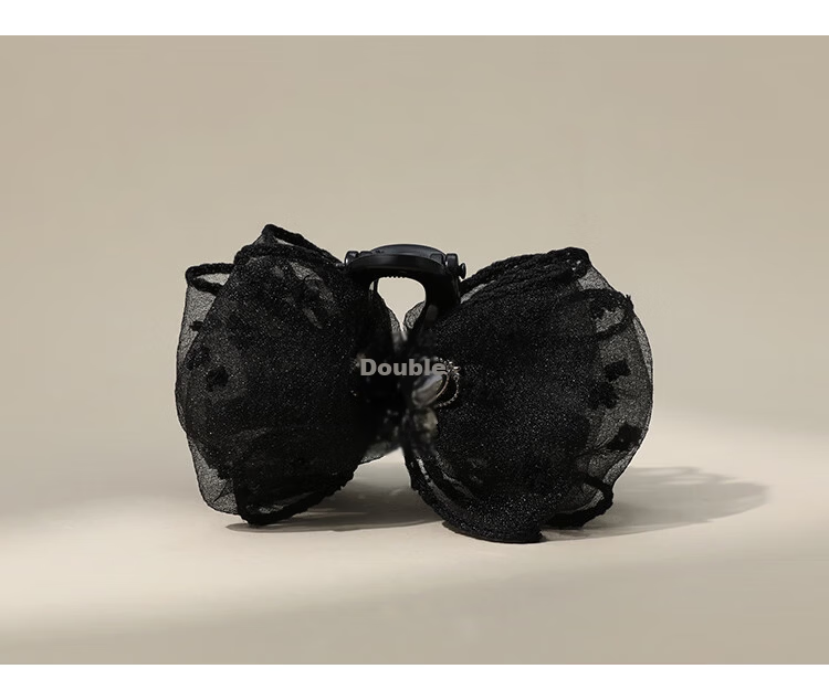 CHIMERA Sheer Polka Dot Bow Half-Up Hair Claw Clip Full-Up Hair Clip Hairpin for Women Birthday Gift 9