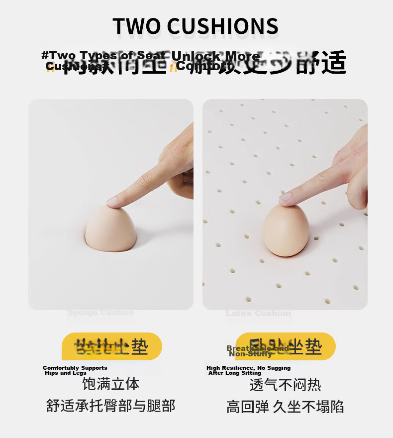 Quanpinwu Computer Chair Conference Office Chair Home Student Study Chair Dormitory Backrest Bow-shaped Ergonomic Chair 6