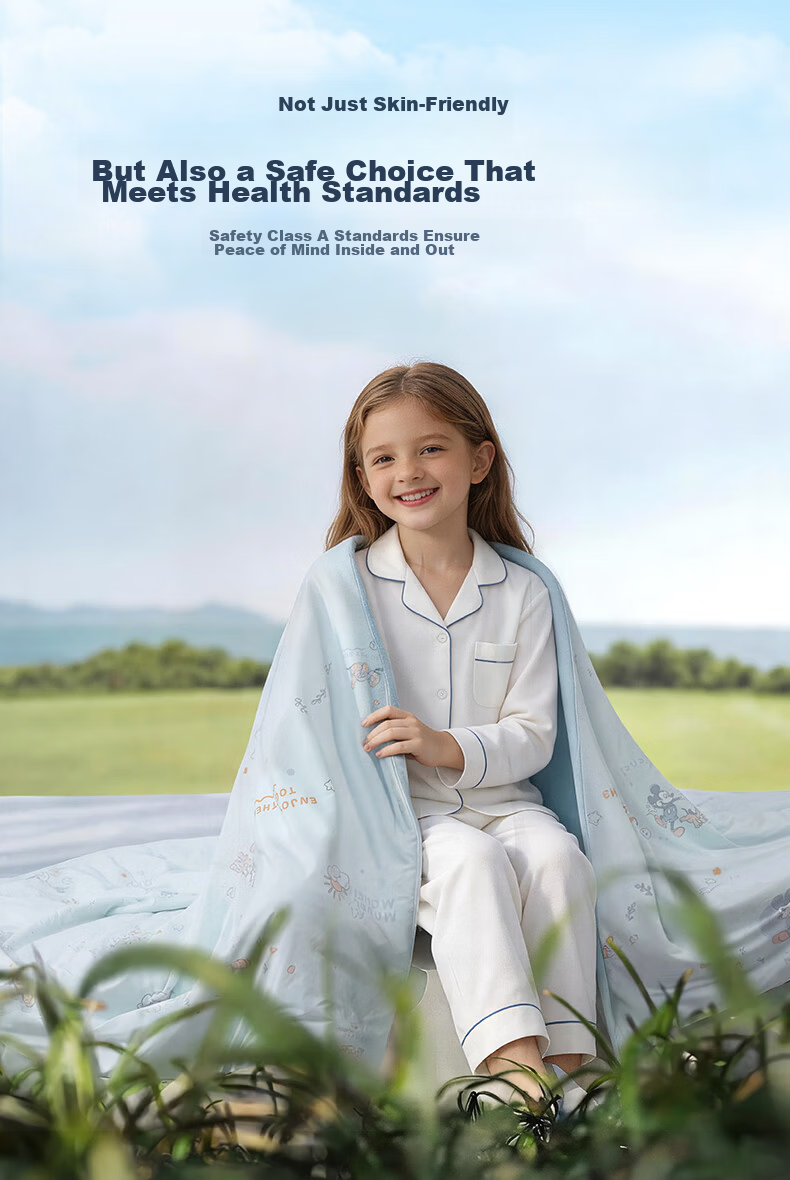 Disney Summer Cooling Quilt Single Ice Silk Air Conditioning Quilt Washable Antibacterial Class A Winnie 150 2