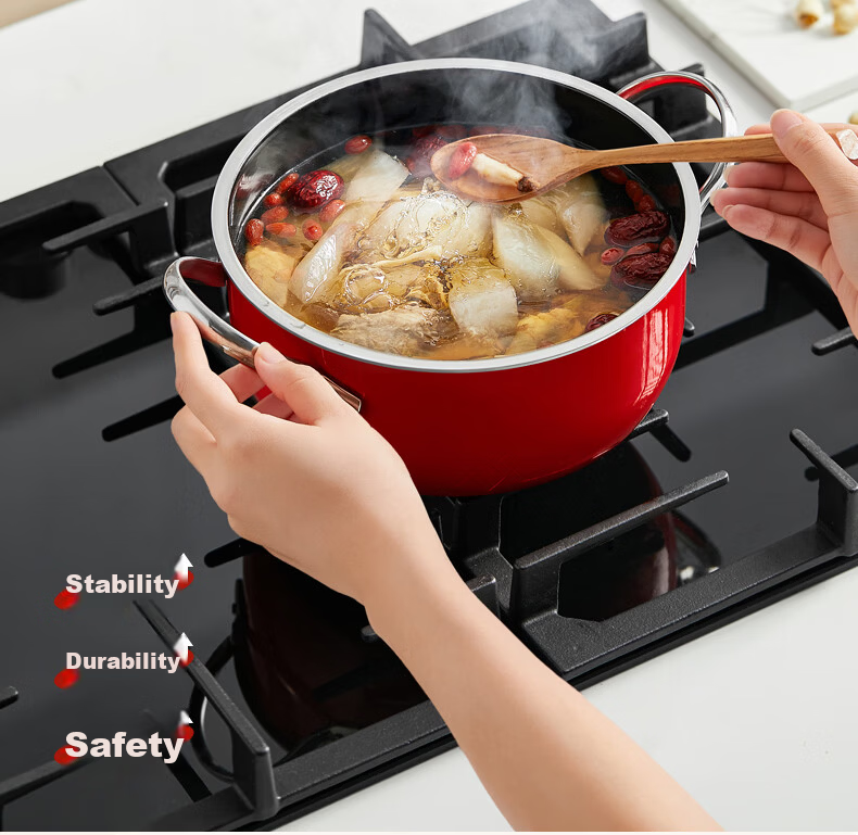 SUPOR Enamel Coated Frying Pan, Soup Pot, Milk Pot Cookware Set 3-Piece TP2406E Housewarming Gift 13