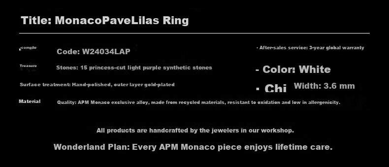 APM Monaco Pave Set Couple Rings Birthday Gift for Boyfriend Girlfriend Wife 1