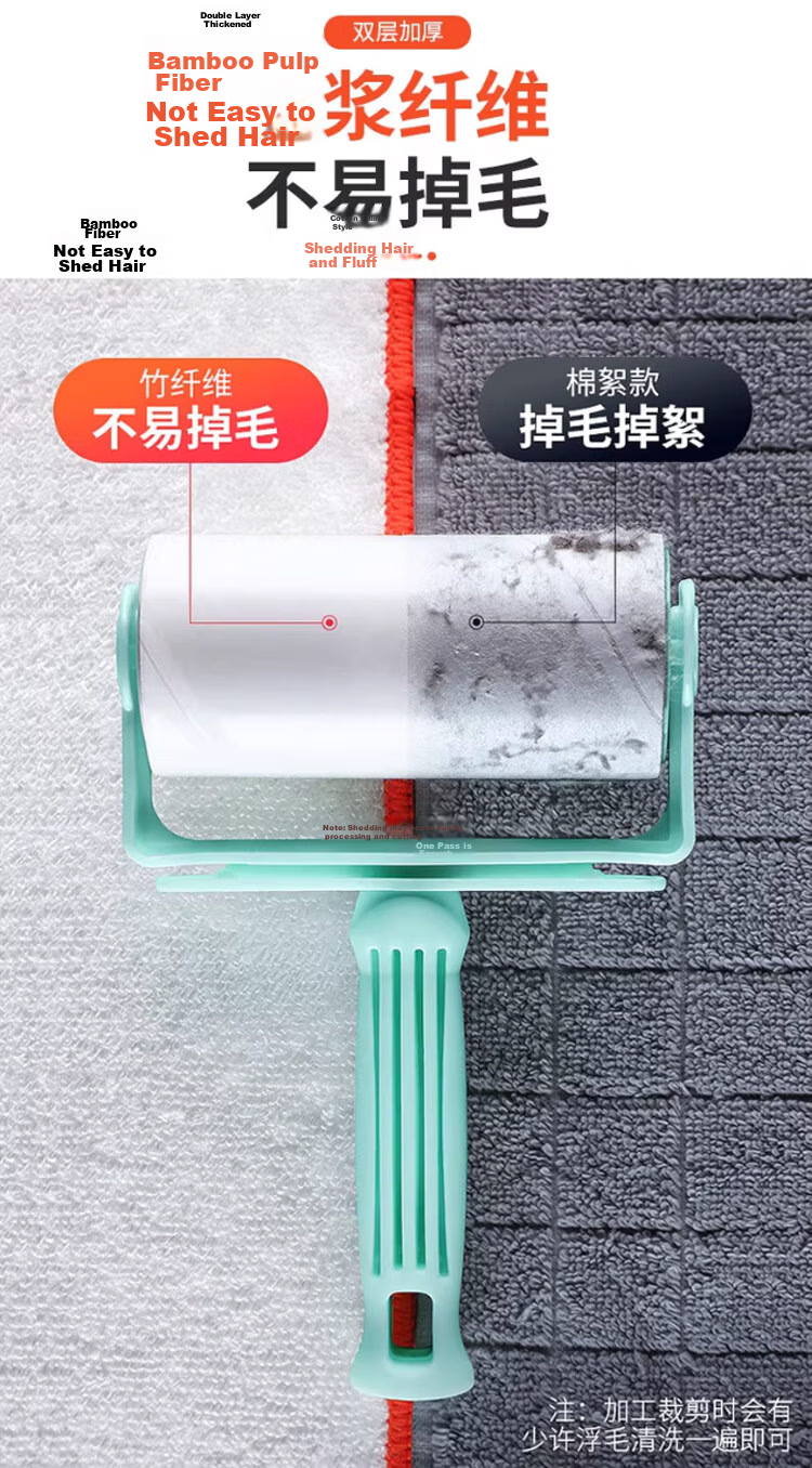 Jiuli Bamboo Fiber Absorbent Oil-Resistant Dish Cloth Kitchen Cleaning Rag Striped Pot Scrubber Dishwashing Wipe Table Cleaner 7