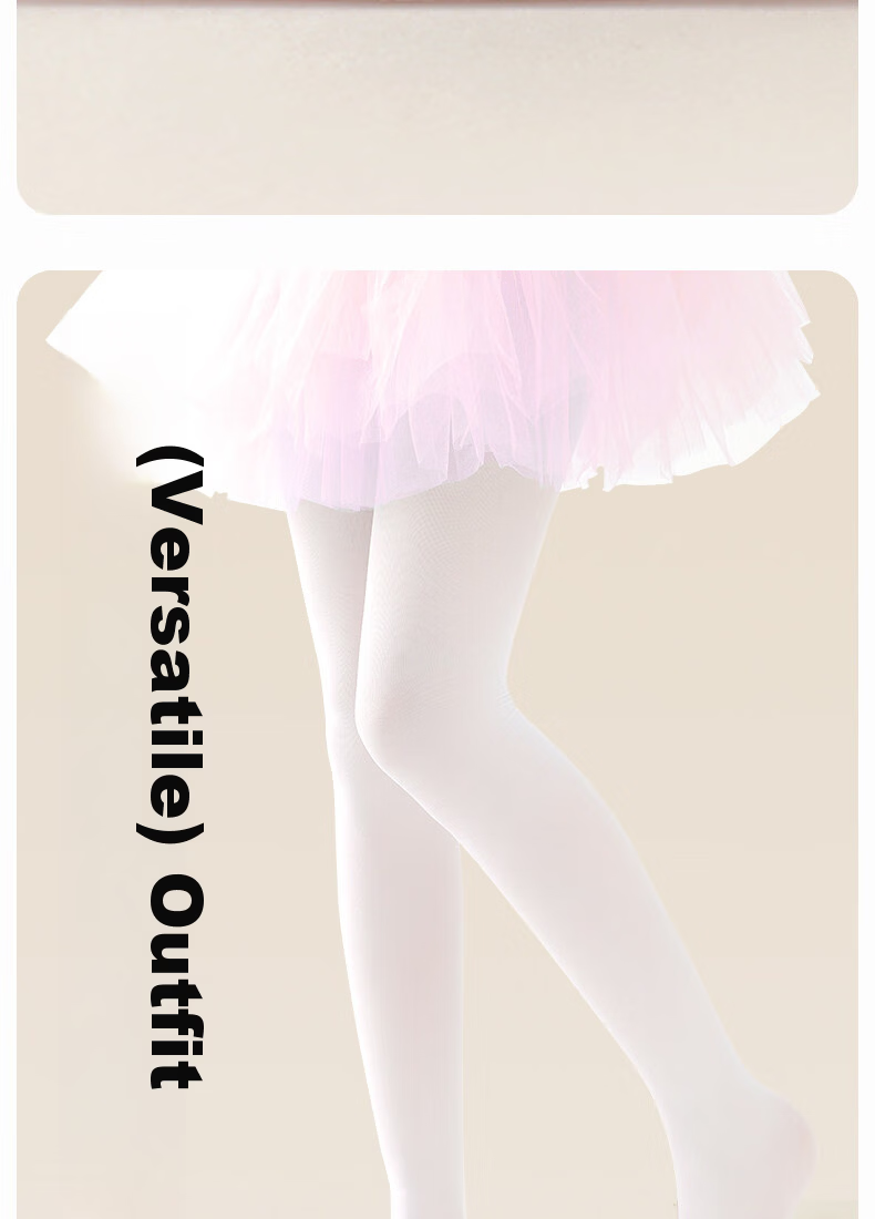 Langsha Children's Dance Tights Girls Summer Thin Pantyhose Baby Versatile Dance Socks 13