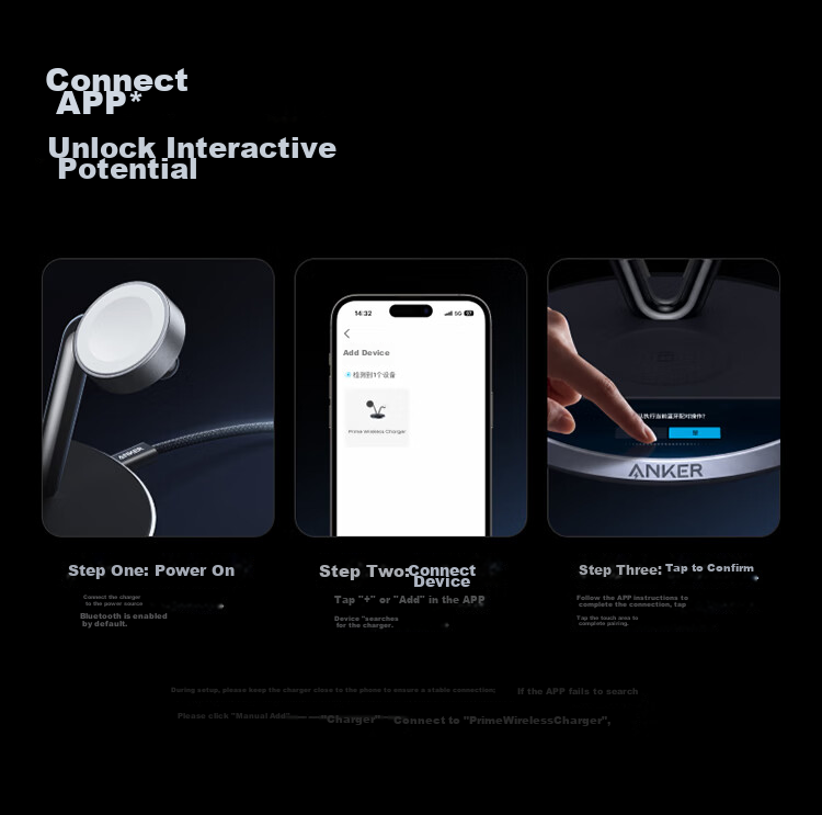 ANKER Prime 35W Semiconductor Air-Cooled 3-in-1 Desktop Wireless Charger Dock Magsafe Magnetic Stand for Apple Watch iPhone Earbuds Apple Watch 27