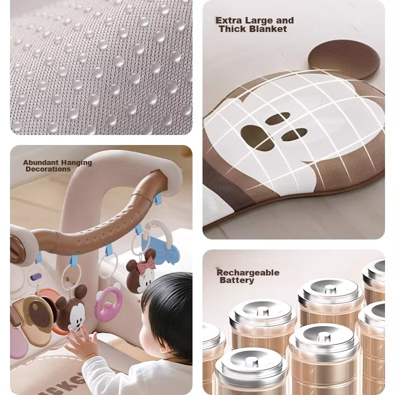 Disney Baby Activity Gym with Piano Foot Pedal Toy Practical Premium 0-12 Months Newborn Gift Box First Birthday Present 5