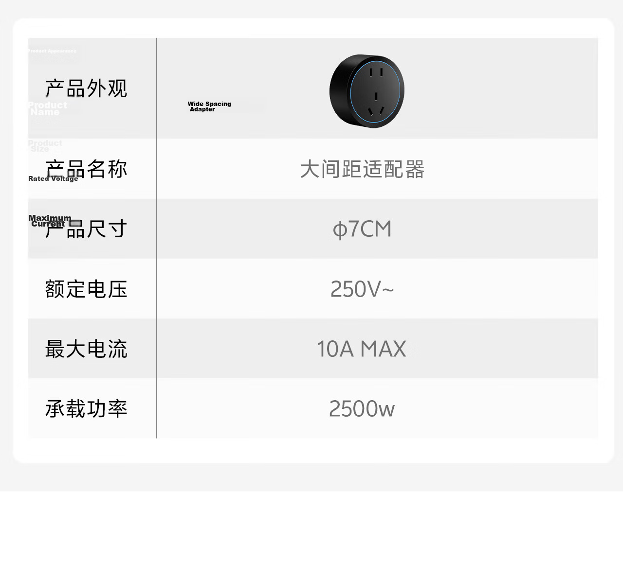 PNTU Slim Track Socket Surface-Mounted No Slot Required, 8000W High Power Sliding Rail Track Mobile Sideboard Guide Rail 100cm + 5 Adapters, Moon Shadow Black 17