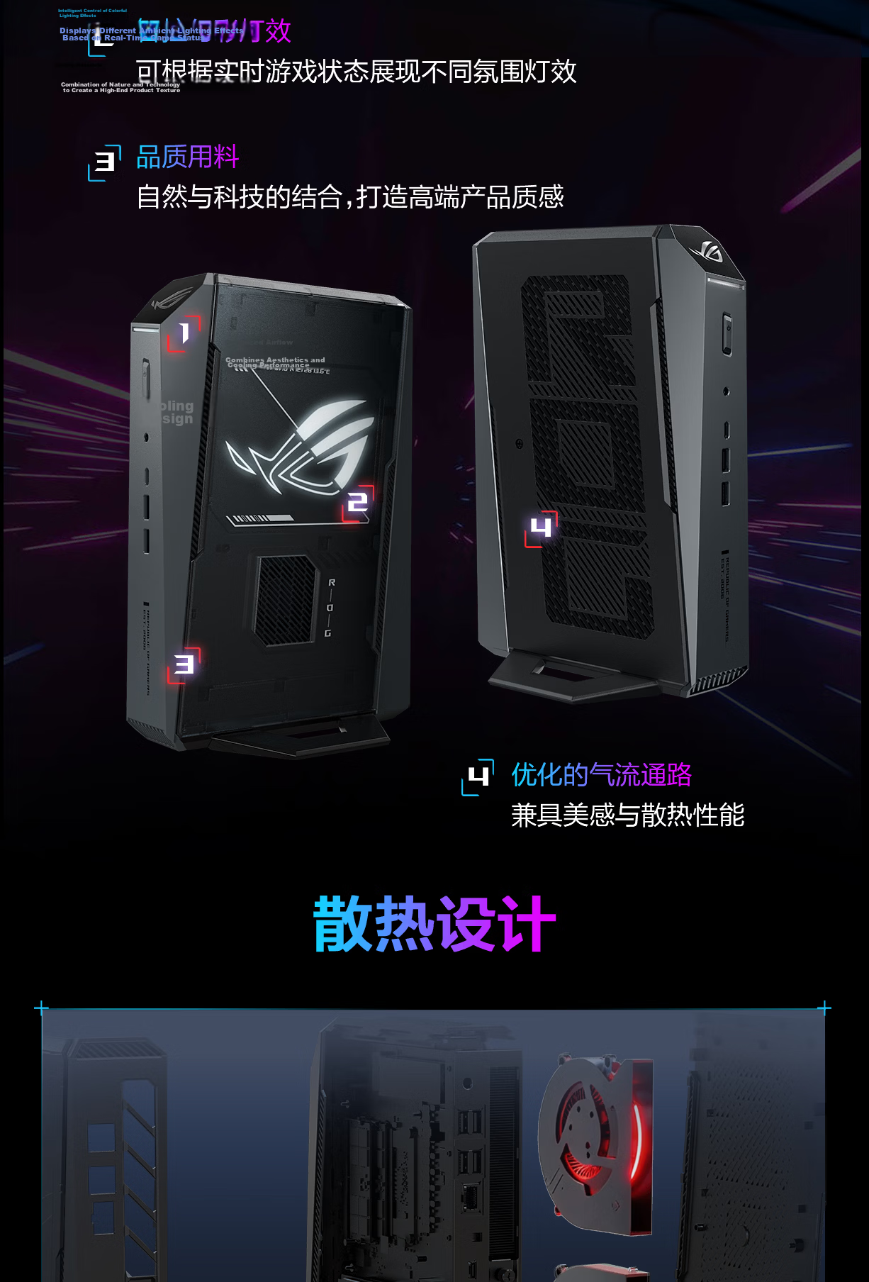 ROG Moba 9 MINI Mini Desktop Dedicated Graphics High-Performance Gaming PC Ryzen 9 8940HX 16GB+1TB RTX 5060 8