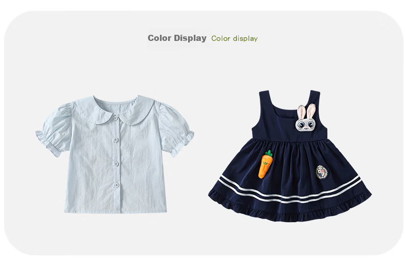 Fanlie Girls' Academy Style Dress Spring Children's Princess Vest Dress Baby One-Year-Old Ceremony Dress Spring and Autumn 4