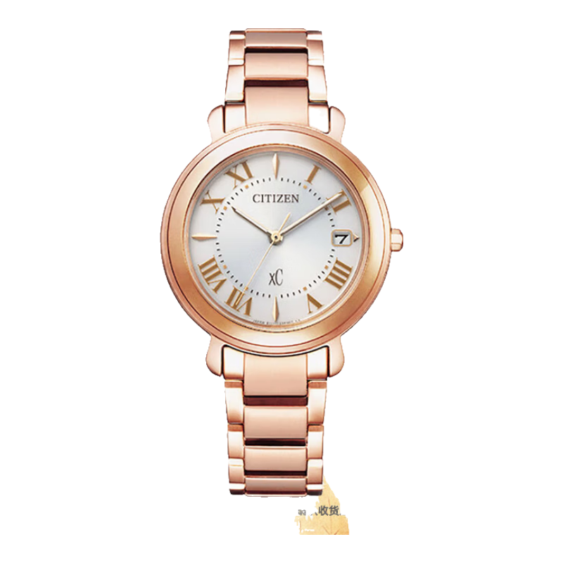 CITIZEN Women's Watch xC Series Solar-Powered Date Display Stainless Steel Band Gift for Girlfriend EO1202-57A