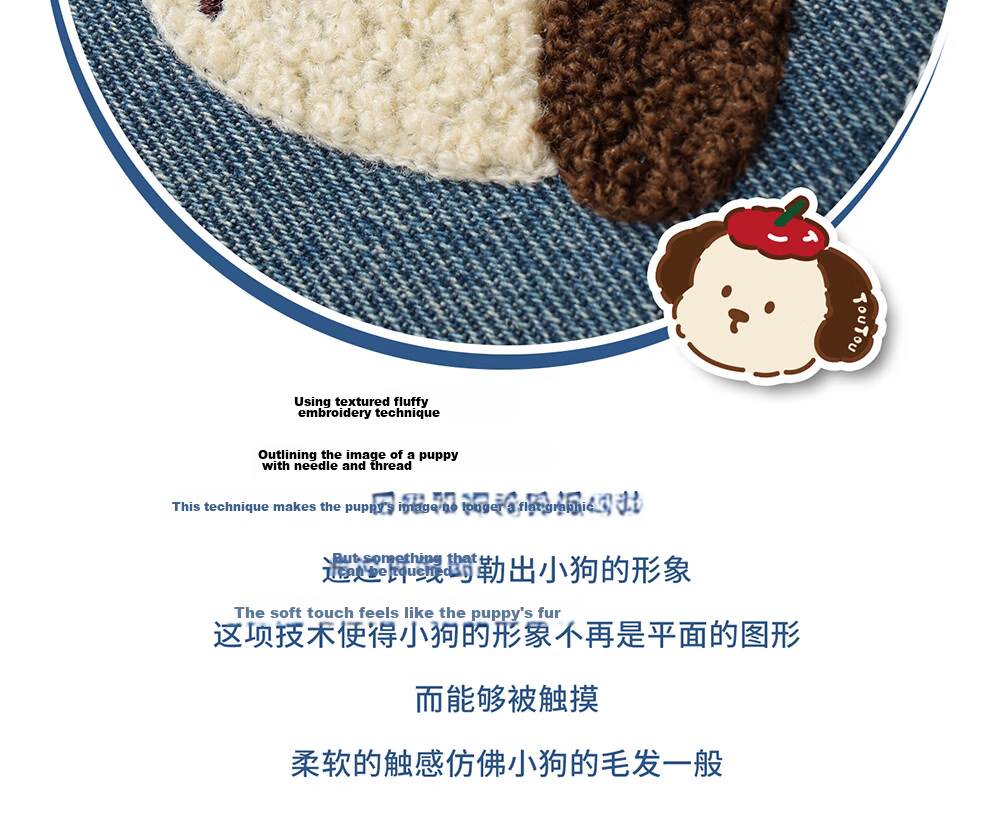 Toutou 2026 New Style Wallet Pork Floss Dog Denim Card Holder ID Storage Coin Purse Girl Birthday Gift for Girlfriend 26