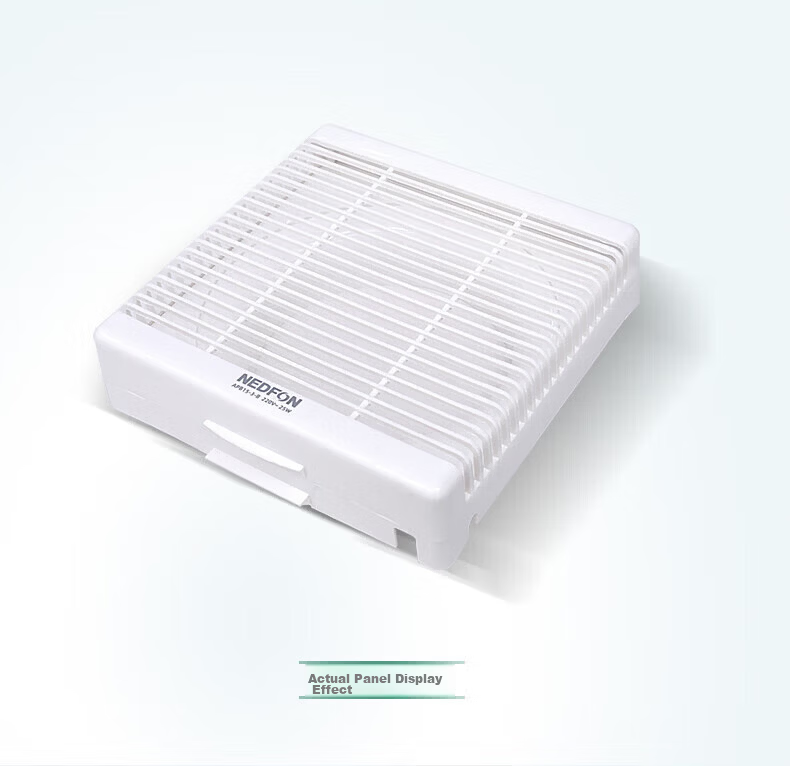 Nedfon Exhaust Fan Bathroom Ventilation Fan Household Louver Wall Window Ventilator Low Noise Kitchen Smoke Extractor All Plastic Model - 10 Inch APB25-5-BS 27