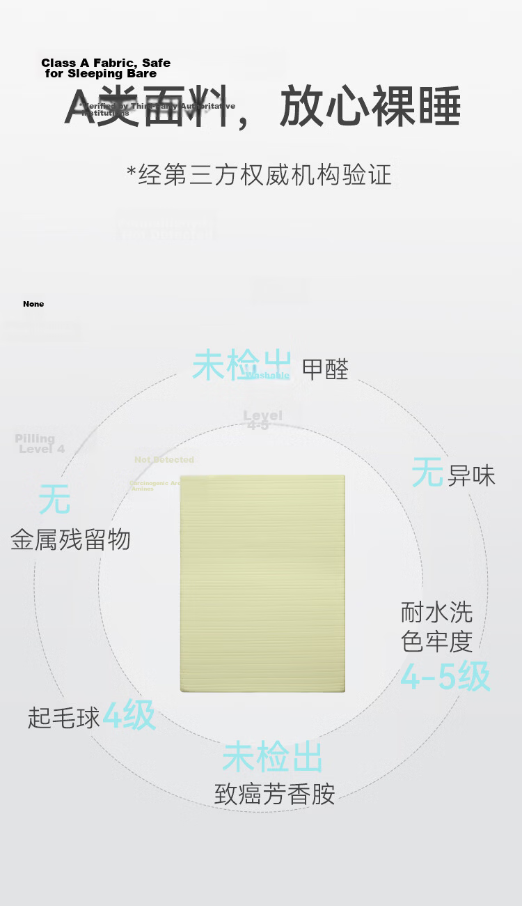 JD Jingzao Infit Cool Sleep Bamboo Fiber Class A Summer Cooling Breathable Mattress Cover Green 1.8*2m 13