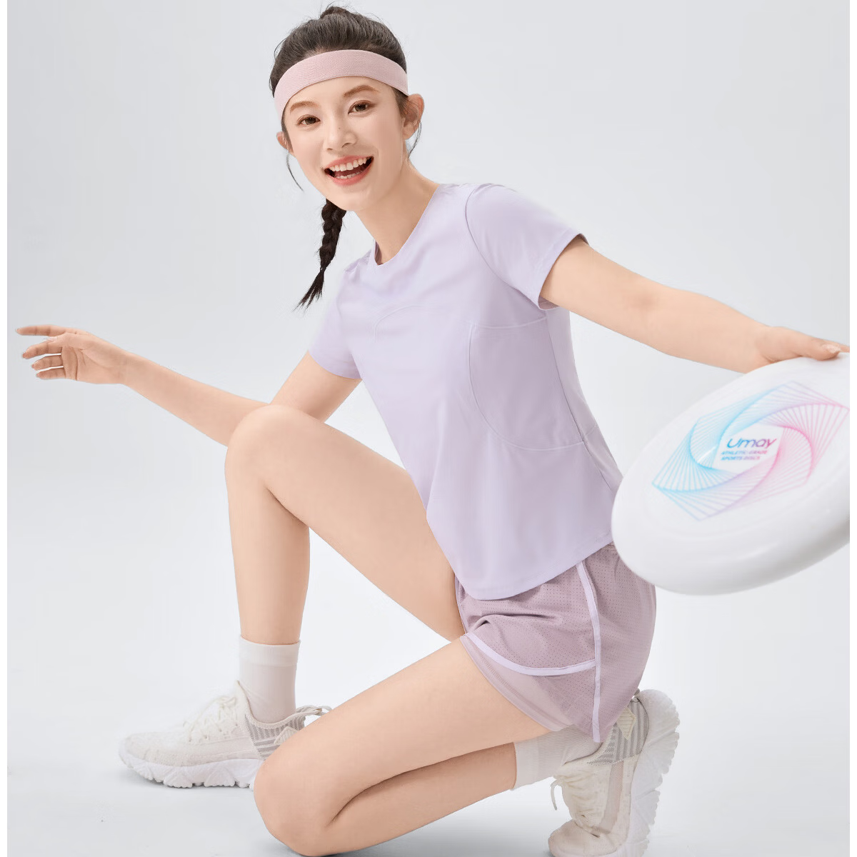 361° Women's Sports Shorts Summer New Anti-Exposure Yoga Fake Two-Piece Fitness Running Shorts 19