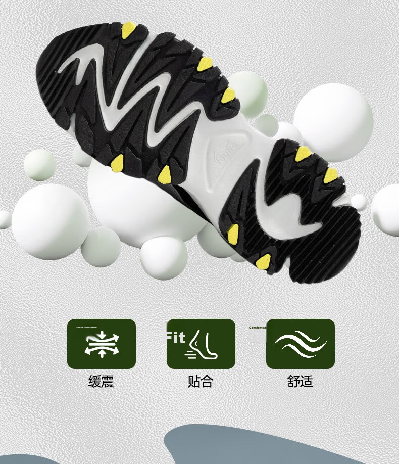 LI-NING Kids' Sports Cotton Shoes, Boys and Girls Fleece-Lined Warm Water-Repellent Shock-Absorbing Casual Sneakers 9