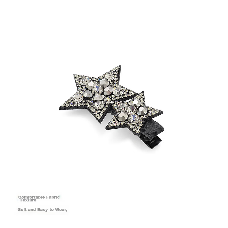 Aji Bean Star Hair Clip Side Bang Clip Korean Style Fashion Duckbill Hairpin Hair Accessory 3