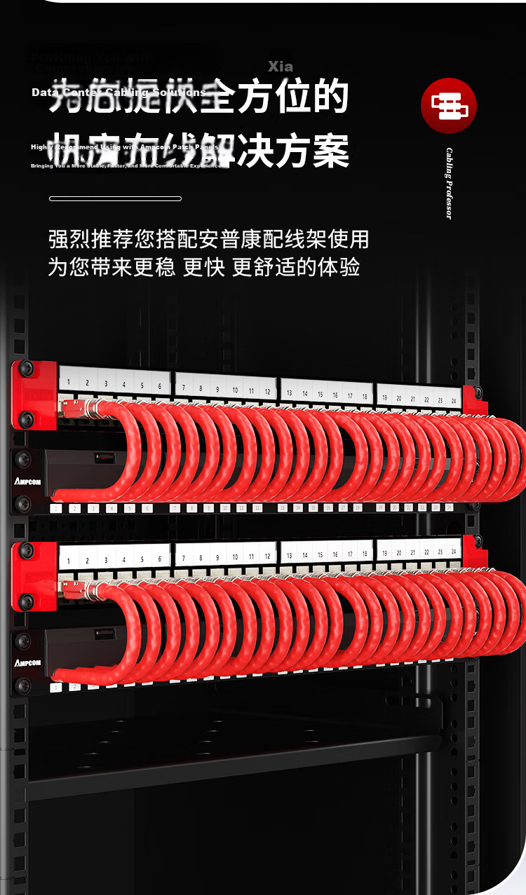 AMPCOM CAT6 Tool-Free RJ45 Shielded Gold-Plated Zinc Alloy 8P8C Ethernet Connector AMC6102 12
