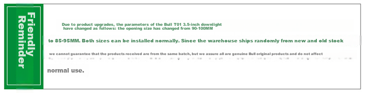 BULL LED Recessed Downlight Ceiling Light Corridor Entryway 4W 3-Inch Warm White 4000K Cutout 70-85mm 1