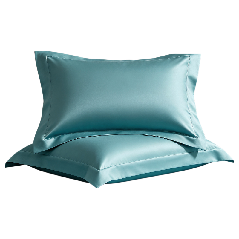 FUANNA Pillowcase Antibacterial Pure Cotton 80s Long-Staple Cotton Pillowcase Set of 2 Fila Bamboo Green 74x48cm