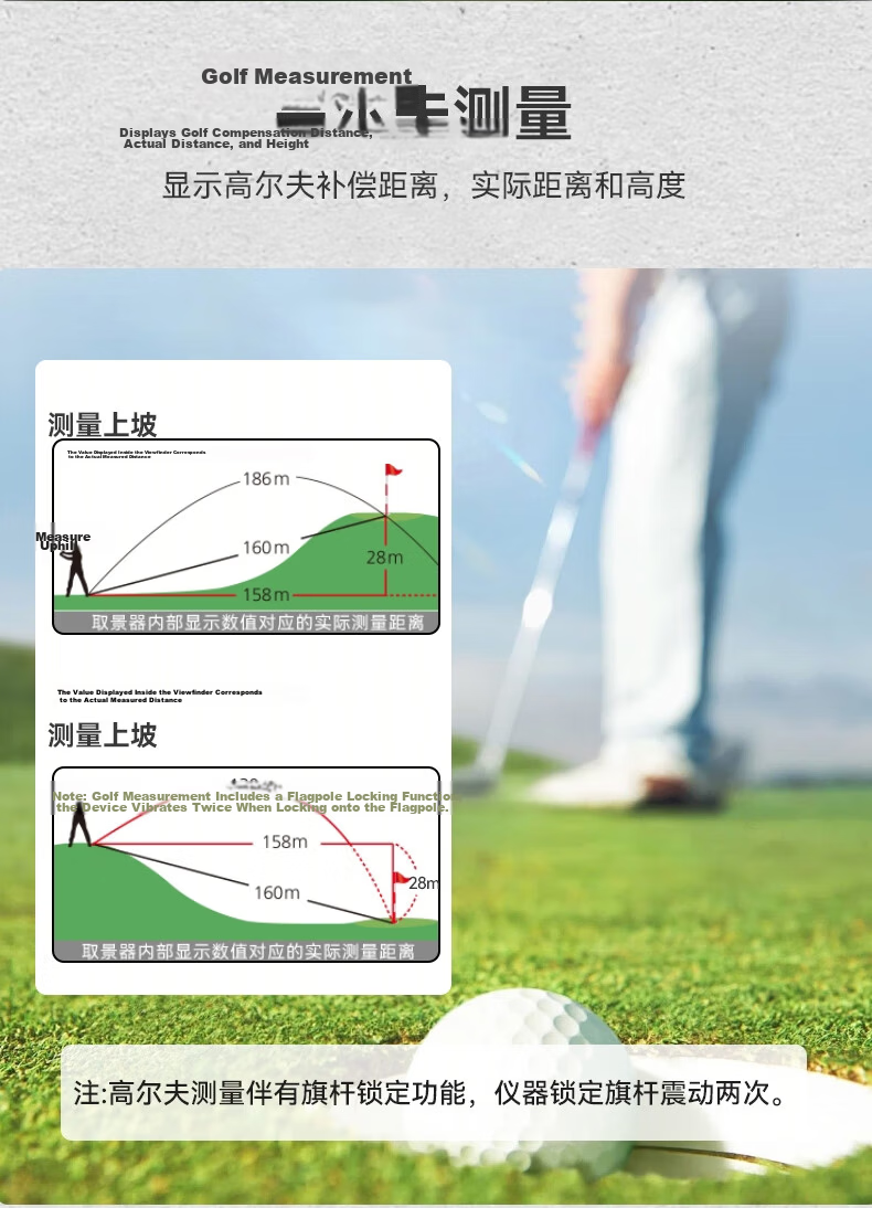 SNDWAY Eagle X Telescope Laser Rangefinder Outdoor Sports Golf Measurement HD Red Green Display KE1000RS 11