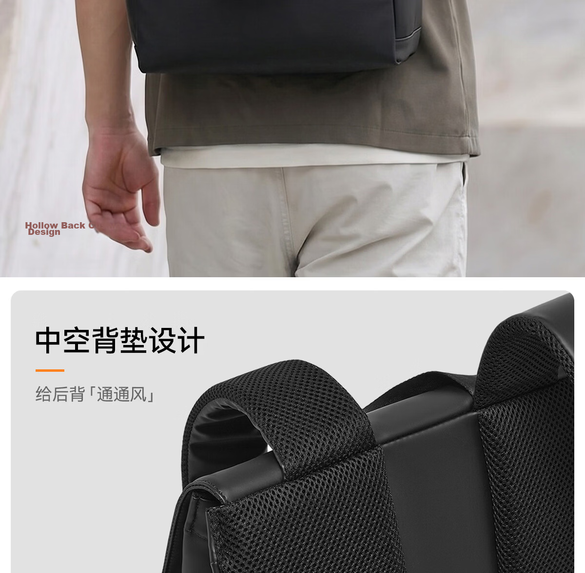 JINSHIWQ 16-inch Laptop Backpack Men City Commuter Lightweight Travel Bag Women Business Briefcase Flap School Bag 14