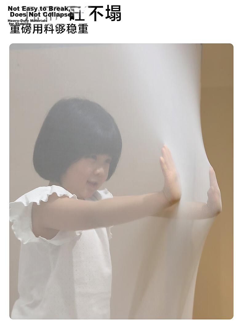 Shuixingjiafang Baby Fall Prevention Mosquito Net PRO Bed Guardrail Class A Three-Door Bedroom Home Mosquito Net 1.5x2 Meters [Bold Frame] 11
