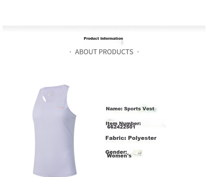 361° Men's Summer Marathon Quick-Dry Sports Running Fitness Sleeveless T-Shirt 652422503-3 65