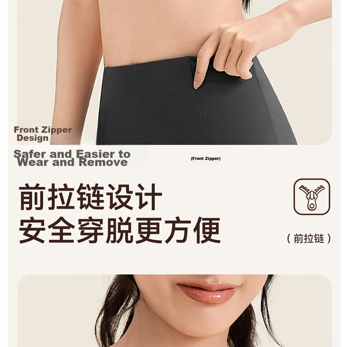 361° Sports Bra Shock Absorption High-Intensity Front Zipper Plus Size Yoga Bra Fitness Anti-Sagging Yoga Tank Top 9