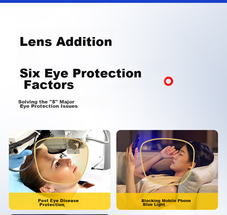 Pulais Blue Light Blocking Glasses German Imported Anti-Fatigue Computer Glasses 99% Blue Light Blocking Unisex Plano Protective Eyewear 11