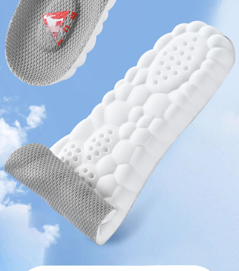 Zulijian Arch Support Insoles Unisex Sweat-Absorbing Odor-Resistant Sports Shock-Absorbing Anti-Fatigue Soft Sole Comfortable Pain-Relief for Long Standing 2