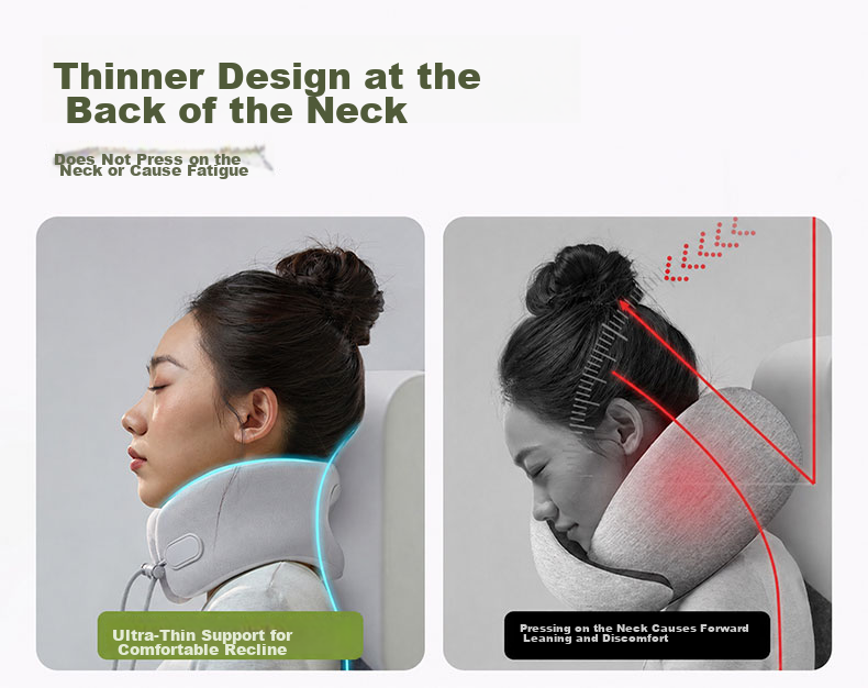 CEENIU Long-Distance Travel U-Shaped Neck Support Pillow Portable Foldable U-Shape Headrest Neck Pillow for Airplane and High-Speed Train 20