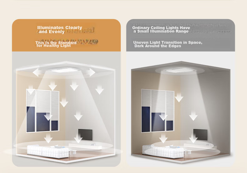 NVC Nordic Ceiling Light 2026 New Full Spectrum Eye Protection Ceiling Light Bai Youran Lite 60W Bedroom Round Lamp 13