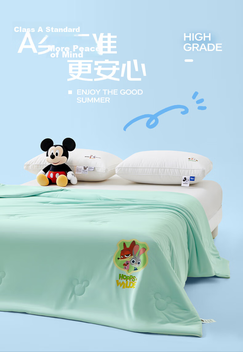 Disney Cartoon Summer Cooling Quilt Children's Soybean Air Conditioning Blanket Cool Summer Quilt 200x230cm Home Double Washable 4
