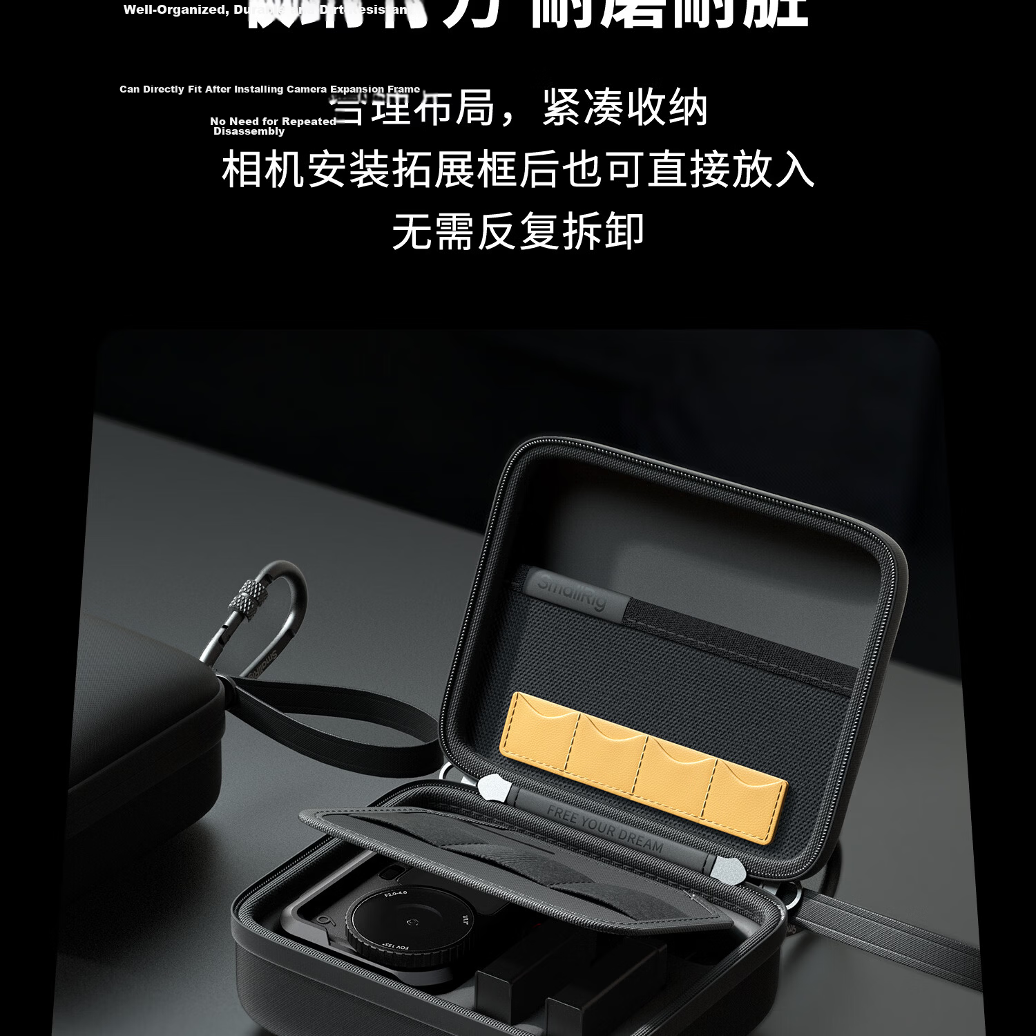 SmallRig 5892 DJI Action 6 Cage Metal Expansion Frame Magnetic Mount Base Tempered Glass Handheld Rod Bracket Accessory 15