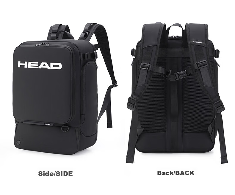 HEAD Tennis Bag Badminton Bag Large Capacity Backpack Unisex Travel Sports Backpack 19L Pickleball Racket Bag 19