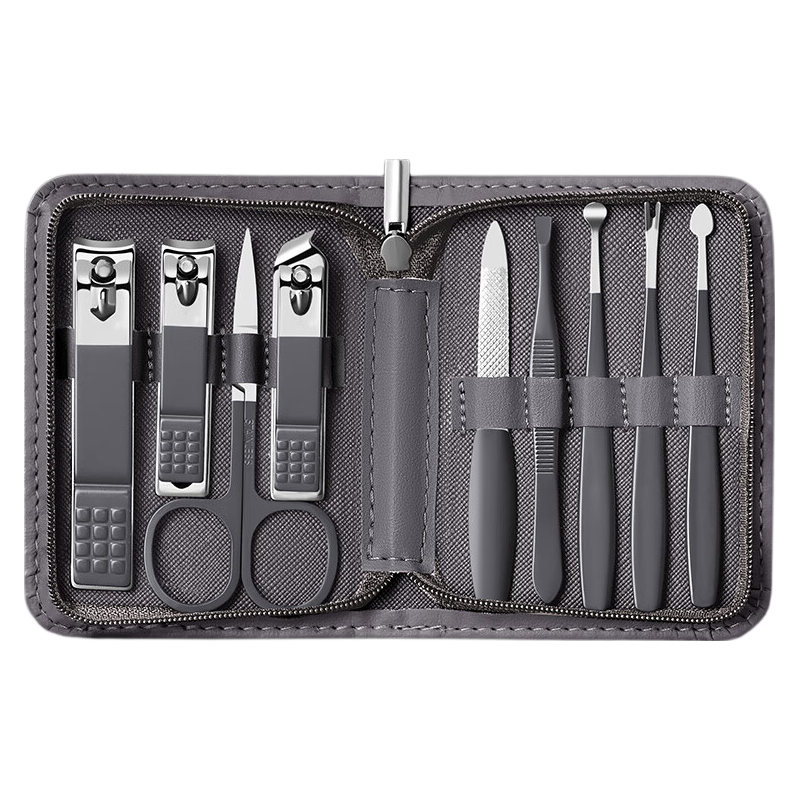 Creative Art Nail Clipper Set, 9-Piece Manicure Kit with Nail Clippers, Nail Nippers, Ear Pick, And Nail File, Portable Home Use