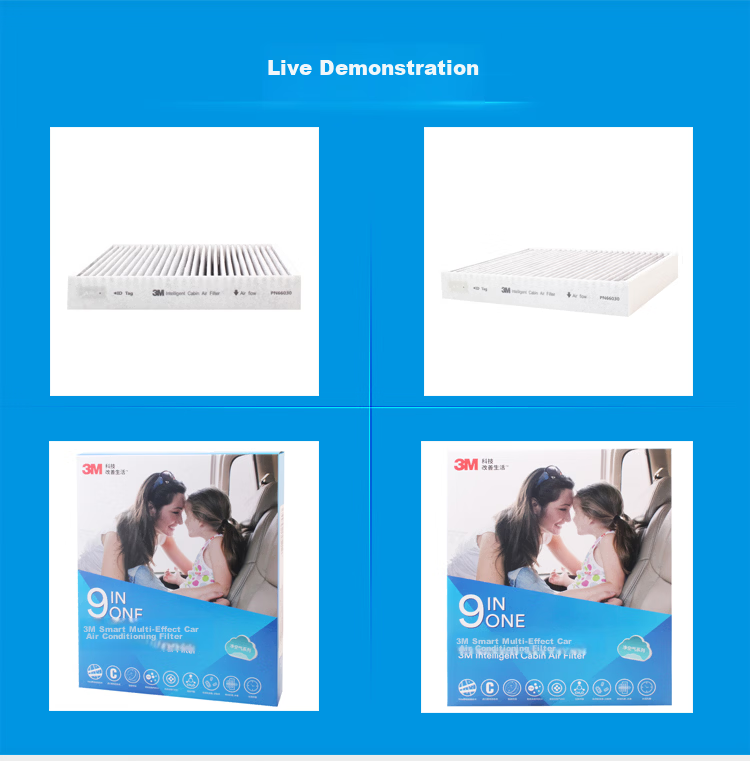 3M Smart Multi-Effect Air Conditioner Filter PN66030 for Buick Regal, LaCrosse, Excelle, Verano, Encore, Malibu, Roewe 9