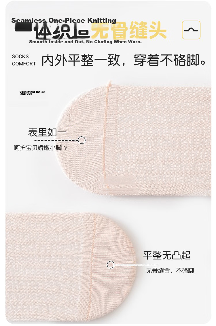 JOYNCLEON Baby Long Tube Socks Summer Thin Over-the-Knee Anti-Mosquito Breathable Mesh Toddler Socks 6