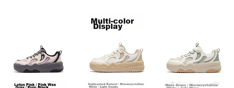 ERKE Women's Casual Sneakers Summer 2026 Breathable Versatile Sports Shoes | Youran 2 22