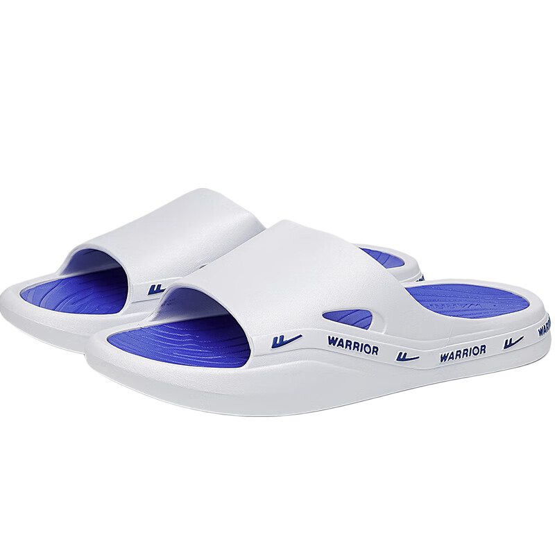 Huili Soft Cushion Thick-Soled Men's Sports Indoor And Outdoor Wear-Resistant Non-Slip Sandals HL3992 White And Blue Size 46-47