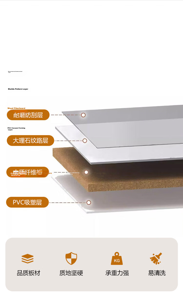 Warner New Foldable Computer Desk Desktop Student Long Table Bedroom Simple Writing Study Desk BGZ660 6