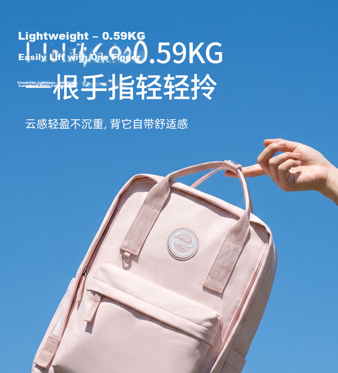 JINSHIWQ Women's Backpack Laptop Bag Lightweight Commuter High-Style College Student Casual Travel School Bag for Middle and High School Students 13