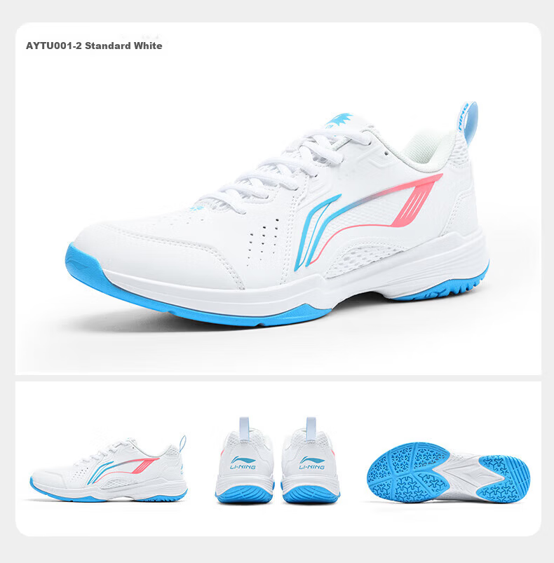 LI-NING All-Rounder King V2.0 Flying Eagle Series Unisex Durable Shock-Absorbing Rebound Badminton Training Shoes 14
