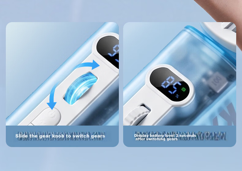 Youyang Semiconductor Cooling Mini Portable Handheld High-Speed Energy-Saving Turbo Rechargeable Outdoor Electric Fan 8