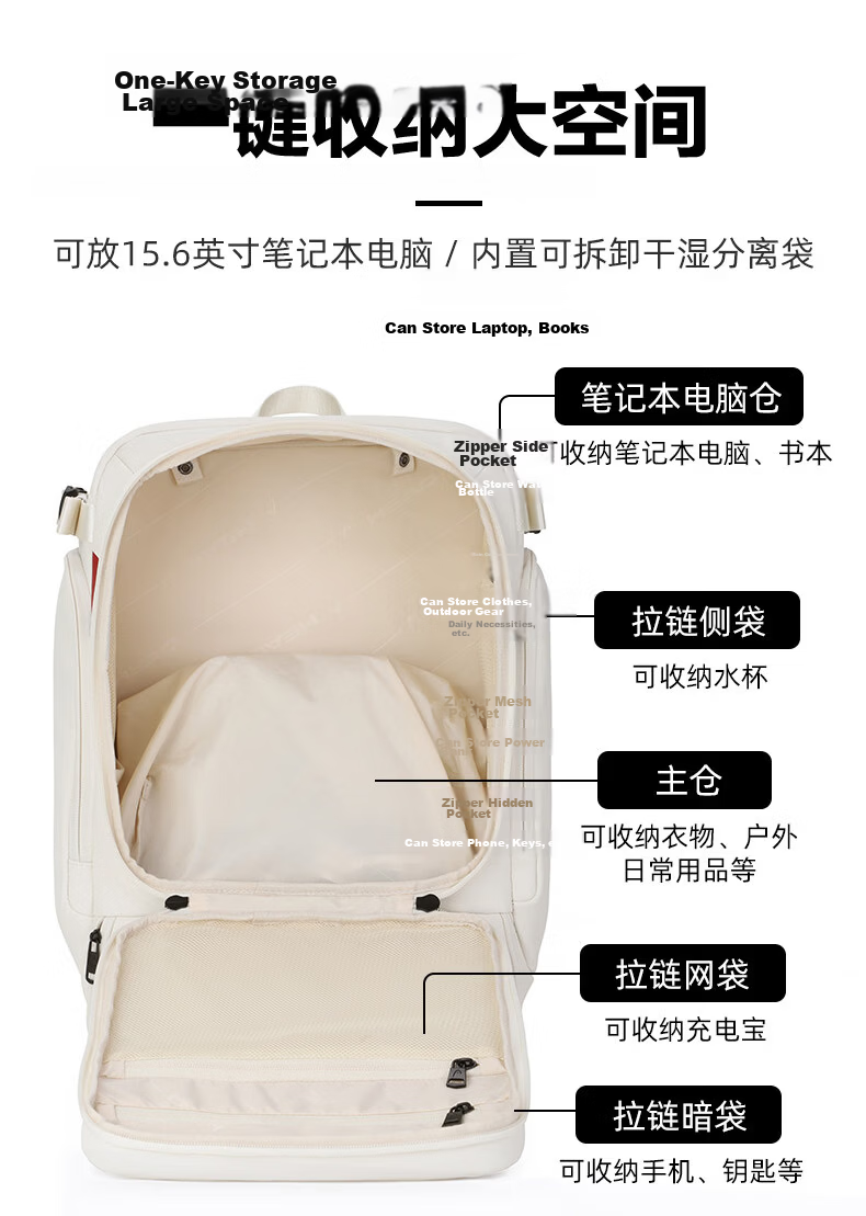 HEAD Tennis Bag Badminton Bag Large Capacity Backpack Unisex Travel Sports Backpack 19L Pickleball Racket Bag 8