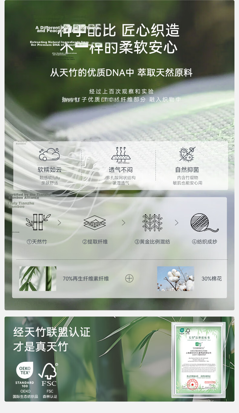 Ibaby Constant Temperature Summer Sleeping Bag Gauze Breathable Anti-Startle Thin Children's Sleeping Bag Double Layer Gauze Green Wilderness Journey 100 13